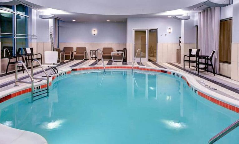 Beauitful indoor pool at the Hampton Suites Atlanta Perimeter Dunwoody