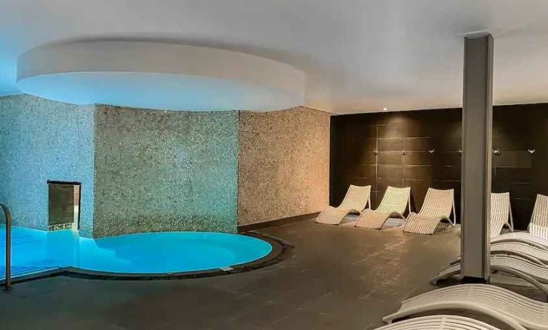 Indoor pool in a spa area at the DoubleTree by Hilton Hotel & Spa Chester.