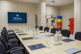 professional meeting room at Hilton London Angel Islington.