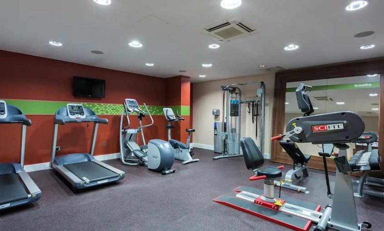 well equipped fitness center at Hampton by Hilton Exeter Airport.