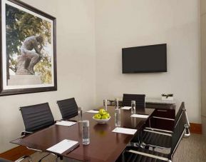 professional and bright-lit meeting room ideal for all business meetings at Homewood Suites by Hilton University City Philadelphia, PA.