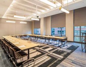 professional meeting room at Canopy by Hilton Jersey City Arts District.