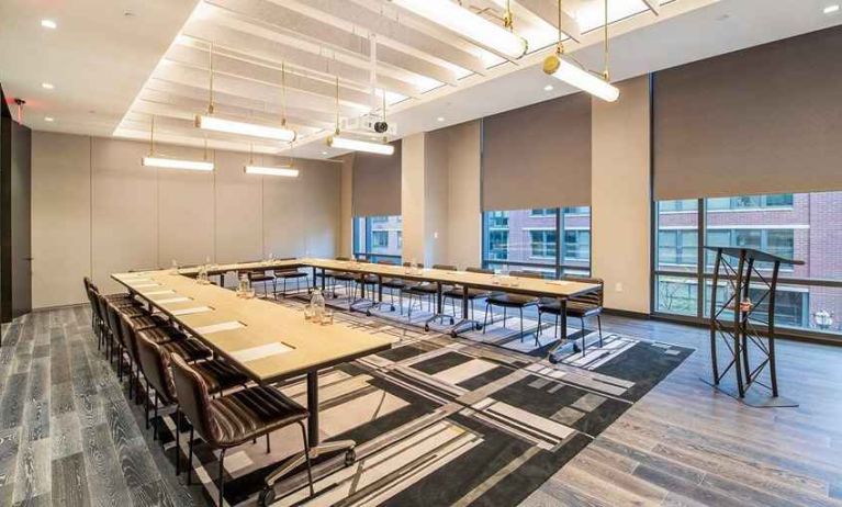 professional meeting room at Canopy by Hilton Jersey City Arts District.