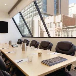 professional meeting room at Hilton San Francisco Financial District.