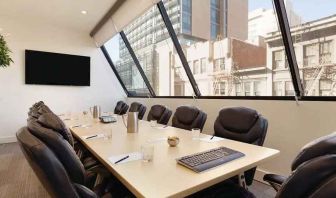 professional meeting room at Hilton San Francisco Financial District.