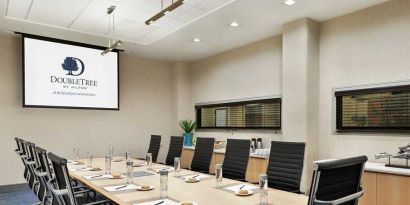 professional meeting room for all business needs at DoubleTree by Hilton Hotel Albuquerque.