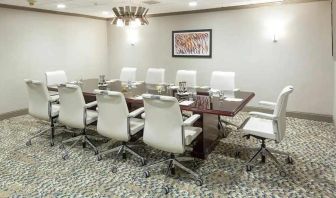 professional, bright-lit meeting room at DoubleTree by Hilton Hotel Wilmington.