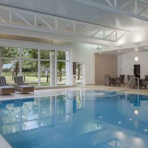 Relaxing indoor pool at the Hilton Belfast Templepatrick Golf & Country Club.