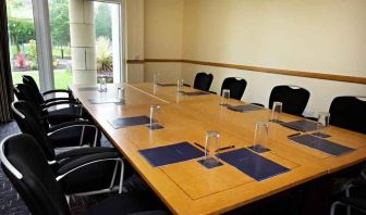 Bright meeting room at the Hilton Belfast Templepatrick Golf & Country Club.