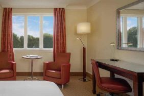 Comfortable working station at the Hilton Belfast Templepatrick Golf & Country Club.