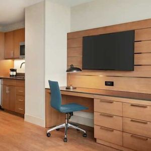 all rooms equipped with a work desk ideal for all digital nomads and remote workers at Homewood Suites by Hilton Wilmington Downtown.