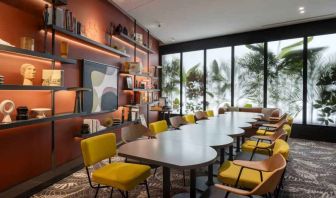 Elegant meeting room at the Canopy by Hilton Paris Trocadero.