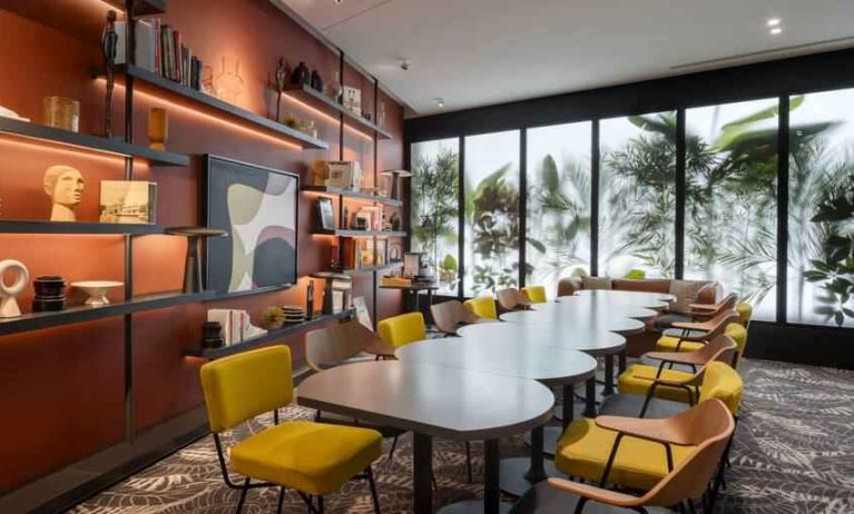 Elegant meeting room at the Canopy by Hilton Paris Trocadero.