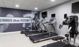 well equipped fitness center at Hampton by Hilton Torquay.