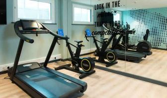 well equipped fitness center at Hampton by Hilton London Park Royal.