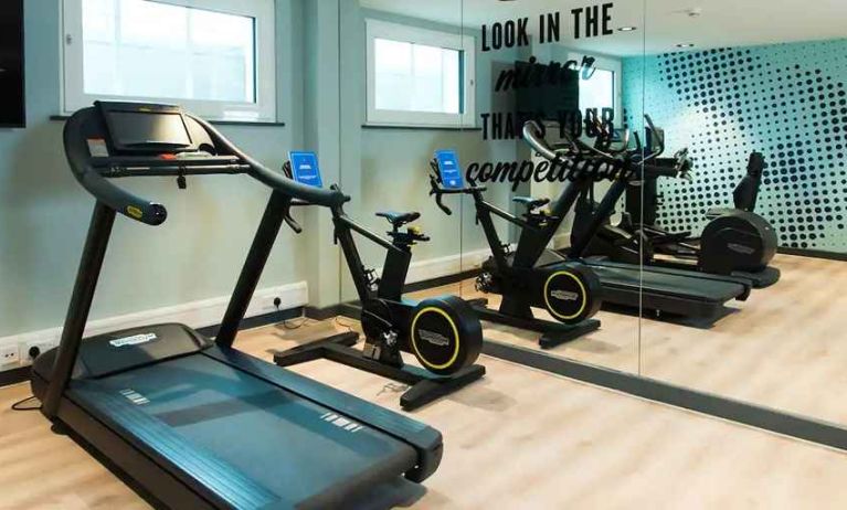 well equipped fitness center at Hampton by Hilton London Park Royal.