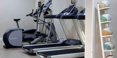 well equipped fitness center at DoubleTree by Hilton York.