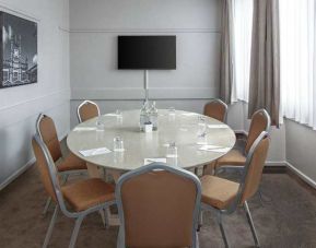 dedicated business room with work desk at DoubleTree by Hilton Bristol City Centre.