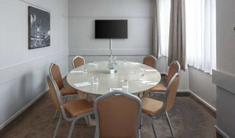 dedicated business room with work desk at DoubleTree by Hilton Bristol City Centre.