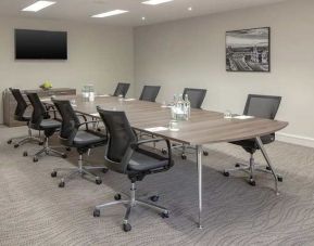 professional meeting room at DoubleTree by Hilton Bristol City Centre.