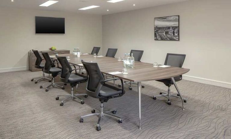 professional meeting room at DoubleTree by Hilton Bristol City Centre.