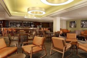 cosy lounge and coworking space at DoubleTree by Hilton Bristol City Centre.