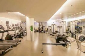 Fitness center at the DoubleTree by Hilton Amsterdam Centraal Station.