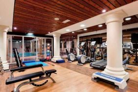 Fitness center at the DoubleTree by Hilton Royal Parc Soestduinen.