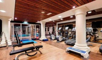 Fitness center at the DoubleTree by Hilton Royal Parc Soestduinen.