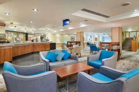 comfortable lounge and coworking space at Hilton London Watford.