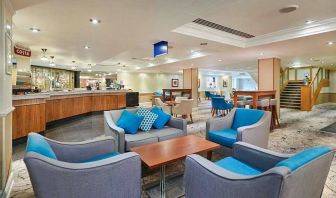 comfortable lounge and coworking space at Hilton London Watford.