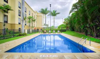 beautiful outdoor pool at Hampton Inn & Suites by Hilton San Jose-Airport.