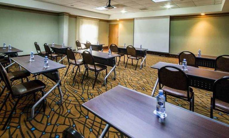 professional meeting and conference room at Hampton Inn & Suites by Hilton San Jose-Airport.