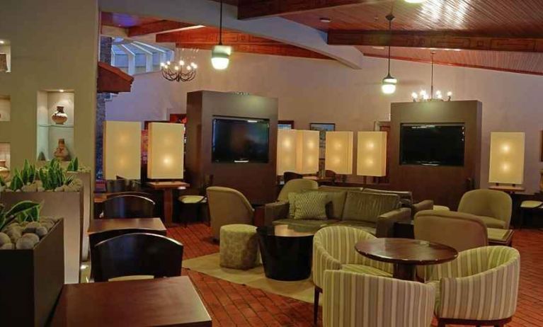 comfortable lobby and coworking space at DoubleTree by Hilton Hotel Cariari San Jose - Costa Rica.