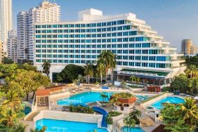 gorgeous variety of outdoor pools to choose from at Hilton Cartagena Hotel.