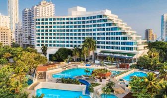 gorgeous variety of outdoor pools to choose from at Hilton Cartagena Hotel.