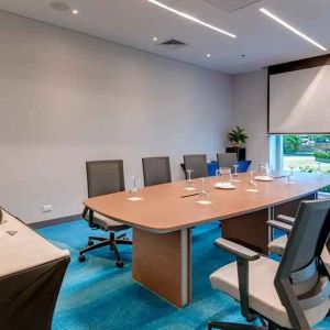 professional meeting room at Hilton Cartagena Hotel.