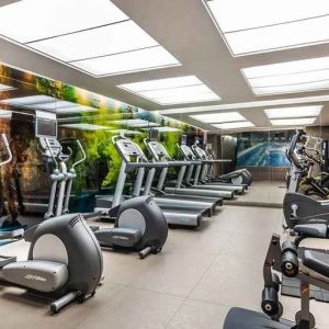 well equipped fitness center at DoubleTree by Hilton Bogota Salitre AR.