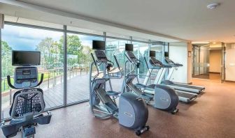 well equipped fitness center at Hilton Garden Inn Bogota Airport.