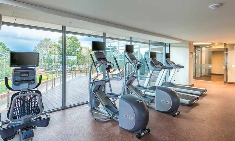 well equipped fitness center at Hilton Garden Inn Bogota Airport.