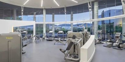 well equipped fitness center at Susona Bodrum, LXR Hotels & Resorts.