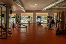 well equipped fitness center at DoubleTree by Hilton Bodrum Isil Club Resort.