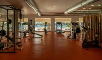 well equipped fitness center at DoubleTree by Hilton Bodrum Isil Club Resort.