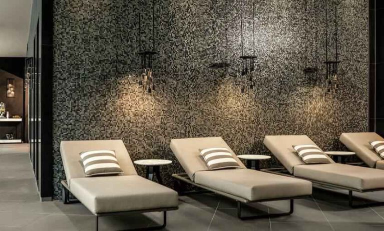 Relaxing spa area at the Hilton Amsterdam Airport Schiphol.