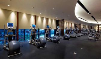 well equipped fitness center at Hilton Istanbul Bomonti Hotel & Conference Center.