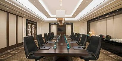 professional meeting room at Hilton Istanbul Bomonti Hotel & Conference Center.