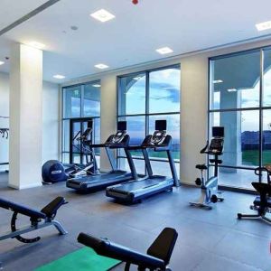 well equipped fitness center at Hilton Garden Inn Mardin.