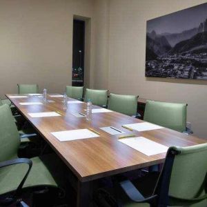 Meeting room at the Hilton Garden Inn Monterrey Airport, Nuevo Leon, Mexico.