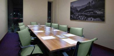 Meeting room at the Hilton Garden Inn Monterrey Airport, Nuevo Leon, Mexico.