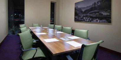 Meeting room at the Hilton Garden Inn Monterrey Airport, Nuevo Leon, Mexico.